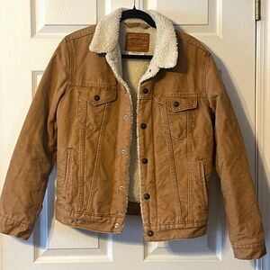 Levi's Premium Sherpa Trucker Jacket, Sz Small